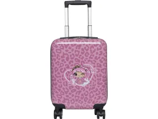 Koffer Beckmann kind 22L Furry pink - 1