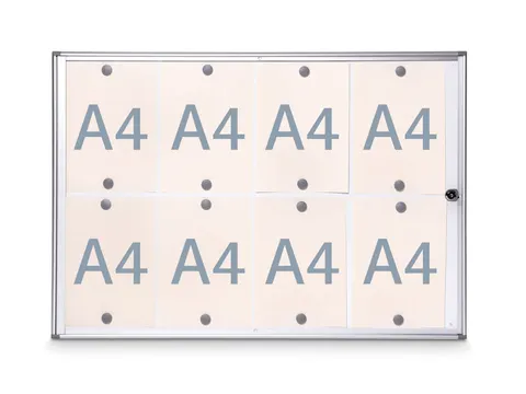 Vitrine MAULextraslim formaat 8xA4
