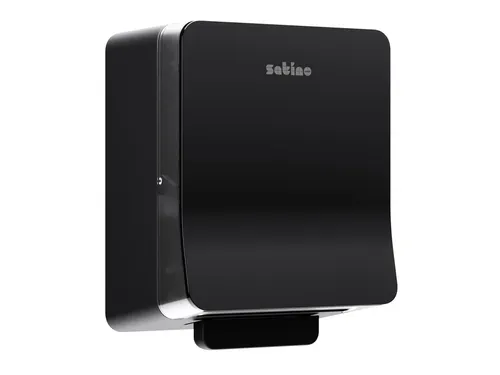 Handdoekroldispenser Satino SYS1 Hyginity zwart 333419
