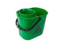 Mopemmer spaans Cleaninq met korf 12L groen