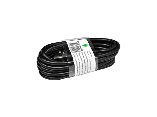 Kabel Green Mouse USB Micro - USB-A 2.0 2 meter zwart