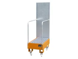 verrijdbare opvangbak,v. 2x60l vat,opvangvol. 60l,HxBxD 1685x500x875mm