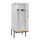 PBM-locker met bank,HxBxD 2120x800x815mm,2vak,vak B 400mm,draaigrendel