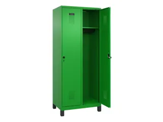 locker,HxBxD 1950x800x500mm,2vak,vak B 400mm,draaigrendel,voeten - 2