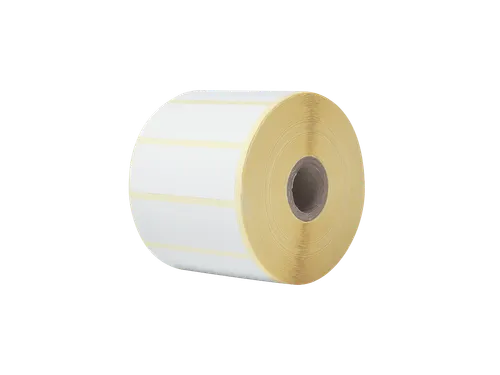 Brother BDE-1J026076-102 voorgestanste labelrol met witte labels van 7