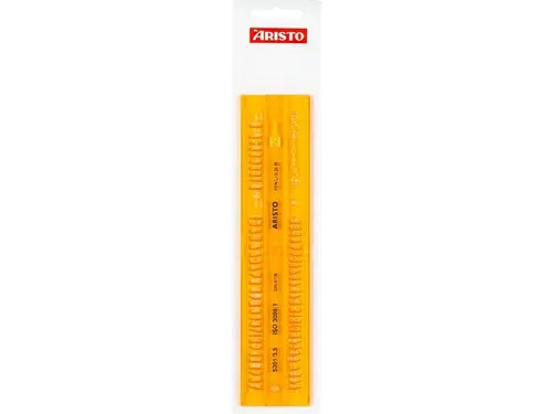 Lettersjabloon Aristo 3,5mm H-profiel schriftvorm B recht