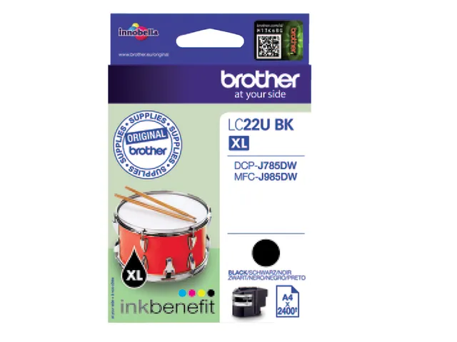 Inktcartridge Brother LC-22UBK zwart