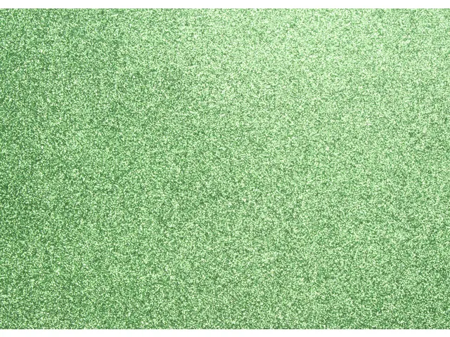 Glitterkarton Kangaro witgroen 50x70cm pak à 10 vel