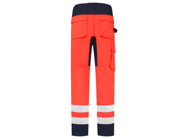 Tricorp 503011 Werkbroek High Vis Bicolor Fluor rood/navy maat 52