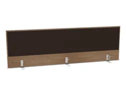 opzetpaneel,v. bureau,aanbouw achter,B 1800mm,NT-cherry,BN2036-bruin
