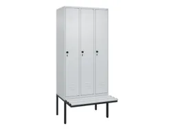 locker voor scheiding van kleding,HxBxD 2120x900x815mm,3vak