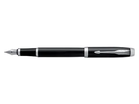 Vulpen Parker IM Black Lacquer CT Finish Fijn Blauwe inkt