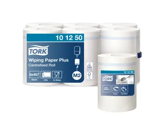 Poetsrol Tork 2-laags Wit 101250 M2 160 Meter - 4
