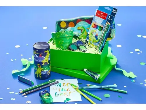 Kleurpotlood Faber-Castell Jumbo Grip Dino 8 colourgrip + 2 metallic g