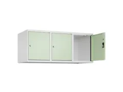 opzetkast,v. locker,3vak.,vak B 400mm,HxBxD 500x1200x500mm