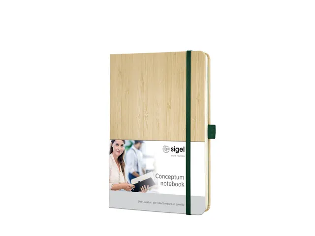Carnet Conceptum, Nature Edition bamboo Hardcover 213x148x20 mm. A reu