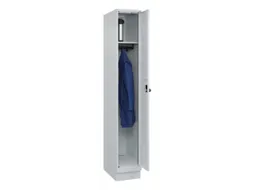 locker,HxBxD 1950x300x500mm,1vak,vak B 300mm,draaigrendel,sokkel