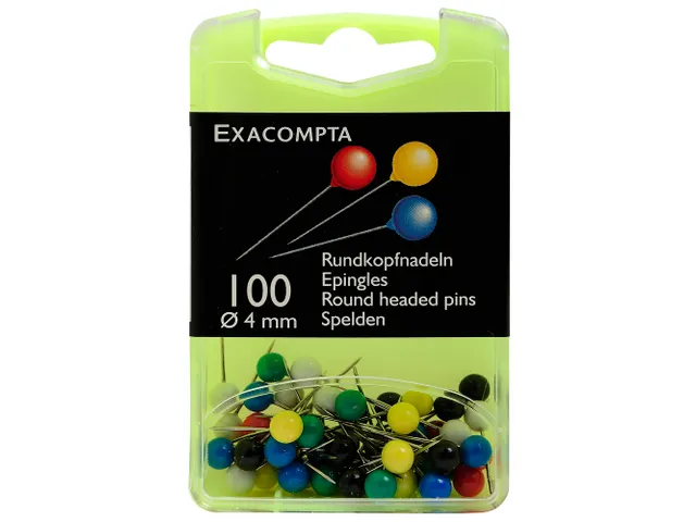 100 bolv.prikbordsp. H15mm 4mmdiam ass