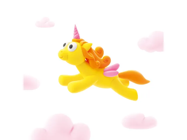 Klei Hey Clay Sunny 3 potjes