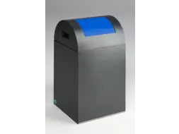 Afvalverzamelaar Zelfblussend 43 Liter 660X320X320Mm Klemring Blauw