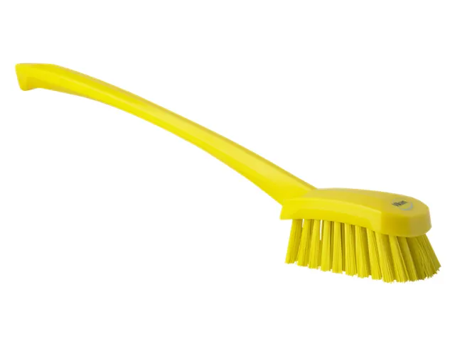 Afwasborstel Lange Steel Geel