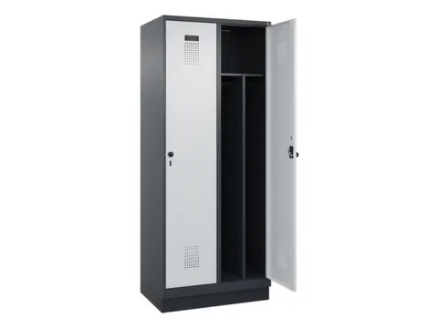 locker voor scheiding van kleding,HxBxD 1950x800x500mm,2vak