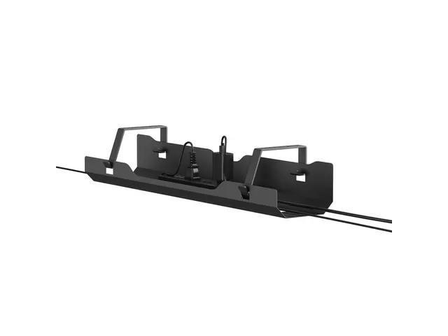 Kabelgoot staal Neomounts schroefbevestiging 60cm tot 5kg zwart