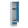 locker met bank,HxBxD 1950x400x815mm,1vak,vak B 400mm,cilinderslot