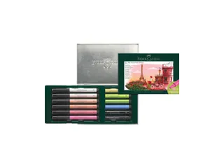 Tekenstift Faber-Castell Pitt Artist Pen Brush set 12 stuks Paris - 1