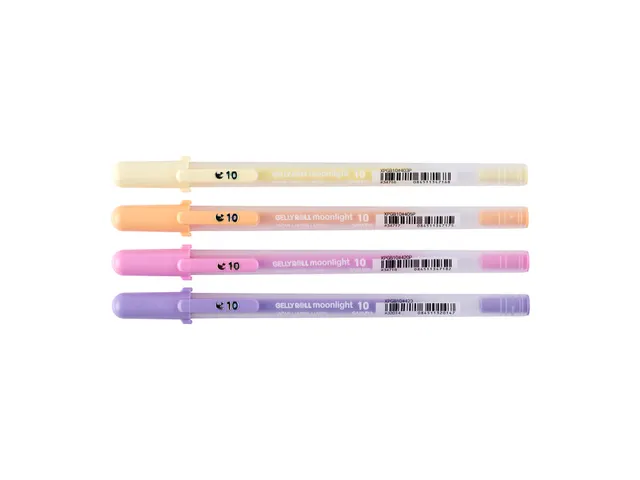 Gelschrijver Sakura Gelly Roll 1.0mm Moonlight 10 Sunrise 4 stuks