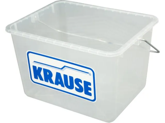 Emmer,V. Trapladder,8L,Kunststof,Transparant