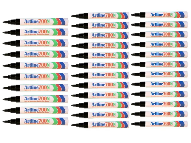Viltstift Artline 700 rond 0.7mm Zwart Voordeelbundel