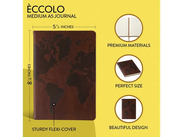 Carnet de notes Brown Legend ligné 15x20cm