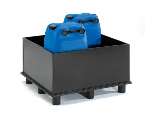 Opvangbak Hdpe Bxdxh 870x870x530mm V. 1x220l M. Poten Open Volume 225l