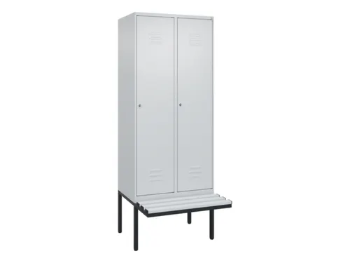 locker voor scheiding van kleding,HxBxD 2120x800x815mm,2vak