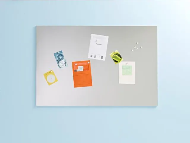 RVS plaat,HxB 970x1470mm,geborsteld,magnetisch