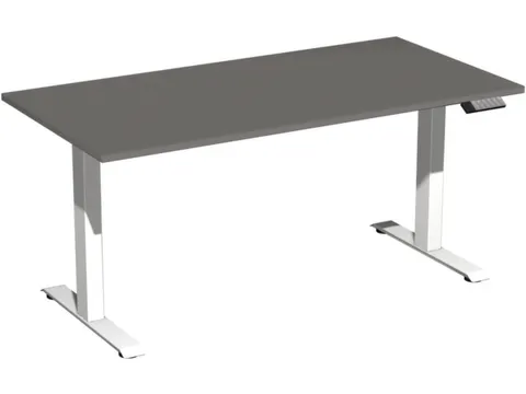 Bureau à hauteur réglable élec. HxlxP 630-1280x1600x800mm