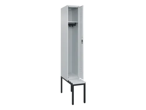 locker met bank,HxBxD 2120x300x815mm,1vak,vak B 300mm,cil.-slot