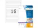 Herma 5118 Rugetiket 192x16,9mm Wit permanent klevend 400 stuks