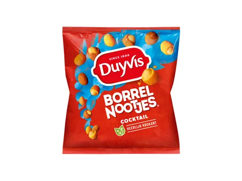 Borrelnootjes Duyvis cocktail zak 275gr