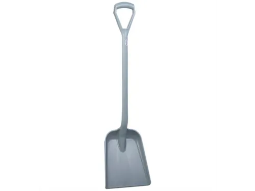 Hygiene 5625-88 schop D-greep grijs steel 104cm blad 33x27cm