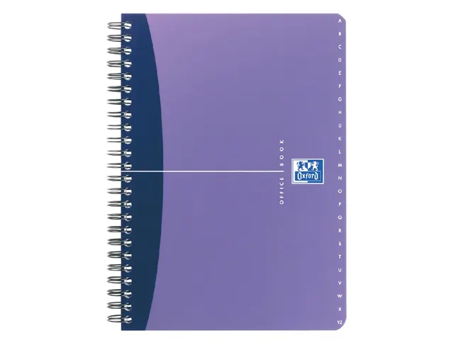 Indexboek Oxford Urban Mix A5 90vel alfabet lijn Assorti