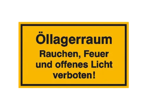 aanwijzingsbord,Olieopslagruimte Roken,aluminium gemerkt,gemoffeld
