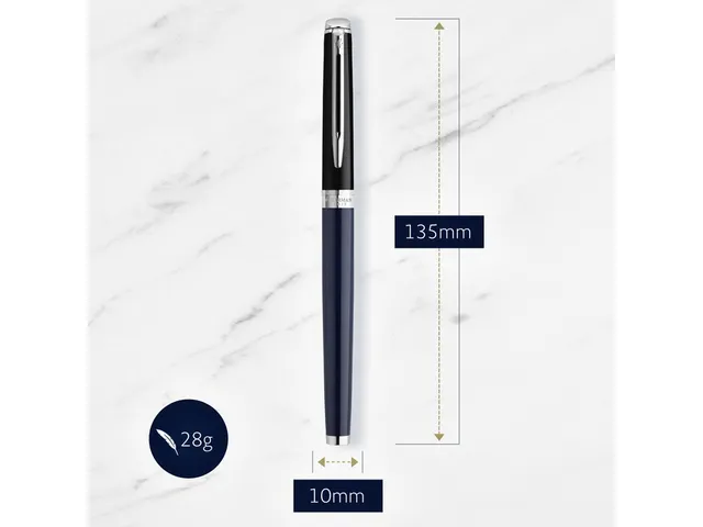 Vulpen Waterman Hémisphère Colour Blocking black en blue CT fijn