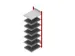 rayonnage pour classeurs rayonnage suivant HxlxP 2350x760x635mm