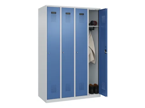 locker,HxBxD 1850x1200x500mm,4vak,vak B 300mm,cil.-slot