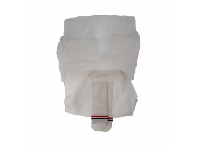 pp non woven ondergoedset, wit (hemd short, katoenen sokken XL) 1/