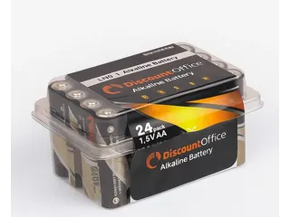 DiscountOffice Batterij AA Pak van 24 stuks - 1