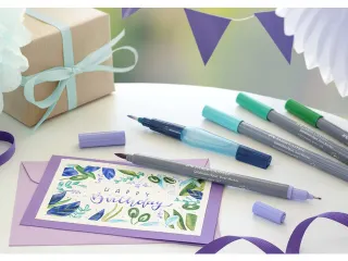 Duo aquarelmarker Goldfaber etui 24 stuks - 16