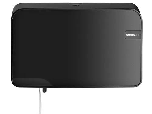 Toiletpapierdispenser Quartzline Q2 klein duo zwart 441052